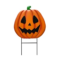 2ft. Orange Jack-O'-Lantern Metal Yard Stake by Ashland®