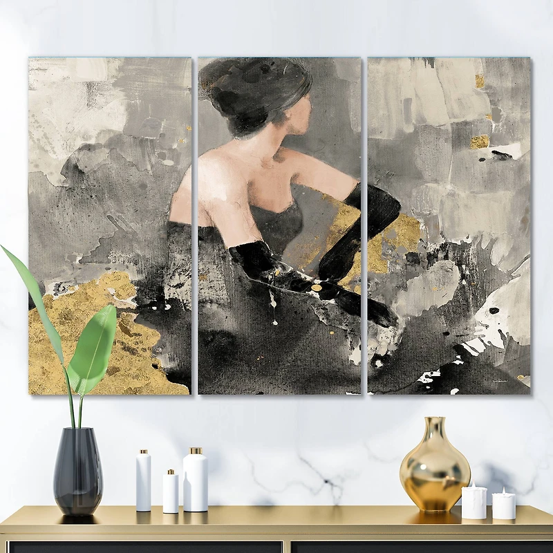 Designart - Gold Fashion Dance