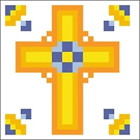 Diamond Dotz® Golden Cross Diamond Painting Kit
