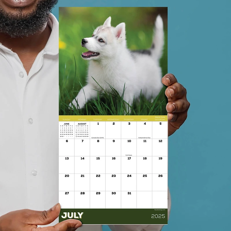 TF Publishing 2025 Puppies Mini Calendar