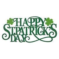 Glitzhome® 24" Metal "HAPPY St. Patrick's Day" Wall Decor