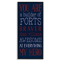 Stupell Industries You Are My Hero Framed Giclee Art