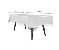 Home Details 90" Clear Tablecloth Protector