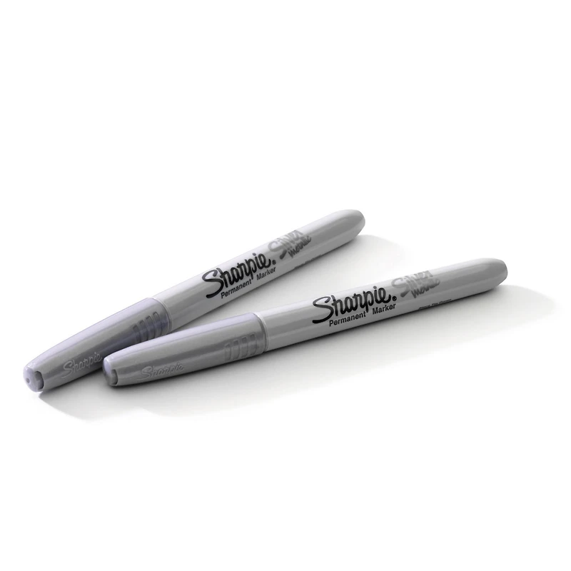Sharpie® Metallic Fine Point Permanent Markers, Silver