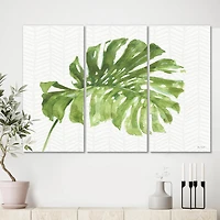 Designart - Mixed Botanical Green Leaves V