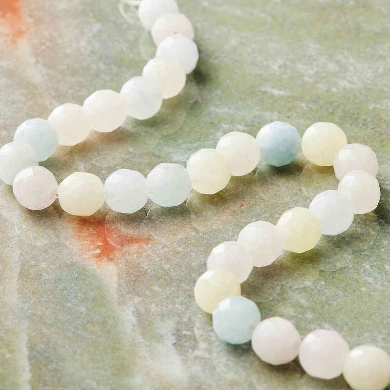 Silverite Quartz Faceted Beads by Bead Landing™, 6mm