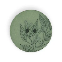 Dritz® 28mm Recycled Hemp Round Floral Button
