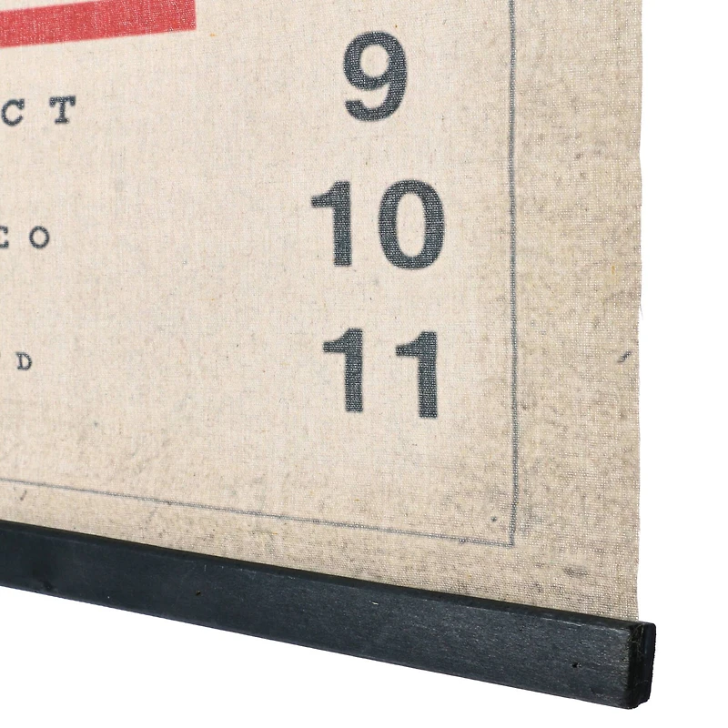 Canvas & Wood Eye Chart Wall Scroll