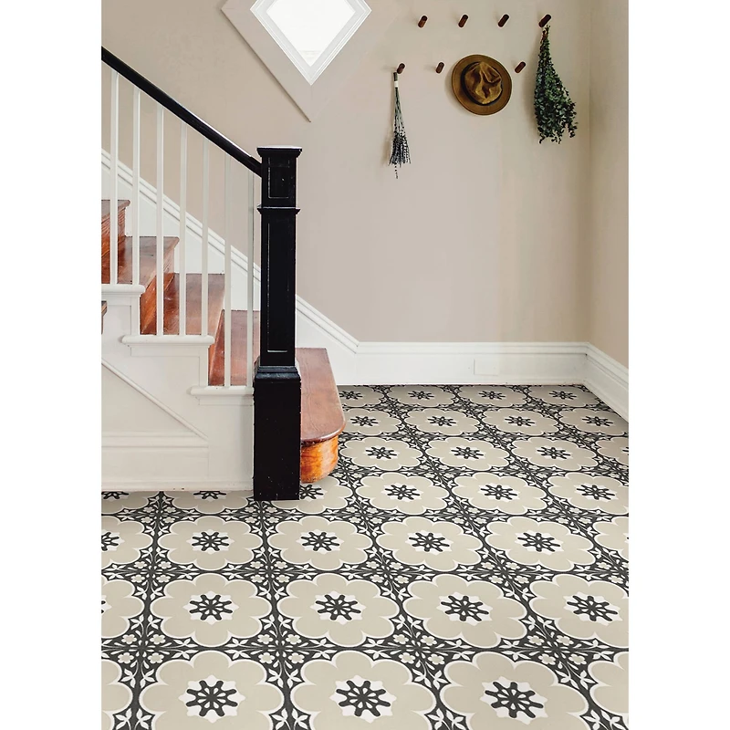FloorPops Daphne Peel & Stick Floor Tiles