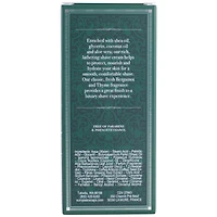European Soaps Bergamot & Thyme Men's Shave Cream with Shea, 75mL