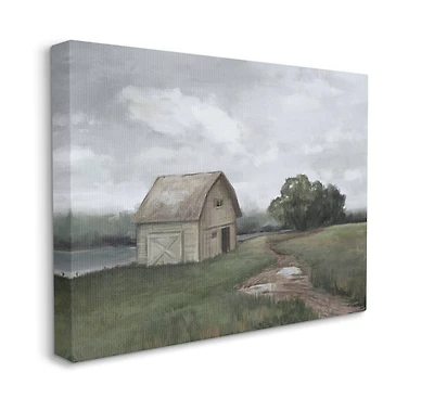 Stupell Industries Cloudy Barn Wall Art