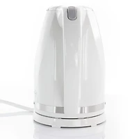 MegaChef 1.7L White Plastic Electric Tea Kettle