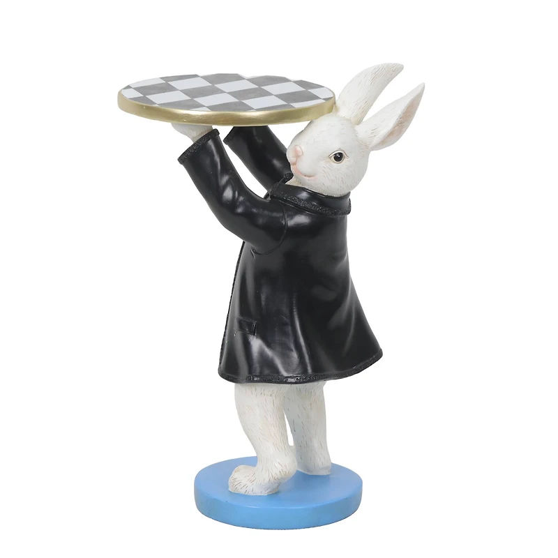 11.25" Rabbit with Plate Tabletop Décor by Ashland®