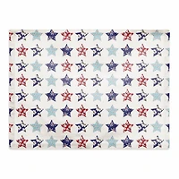 Floral Stars Pattern Cotton Twill Placemat