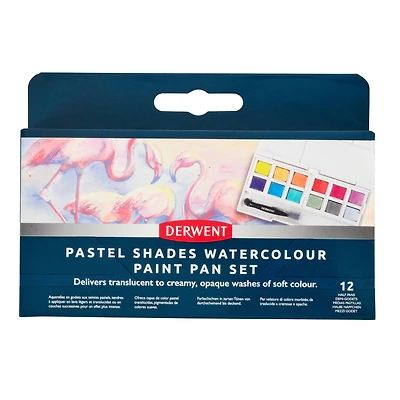 Derwent Pastel Shades Watercolor Paint Pan Set