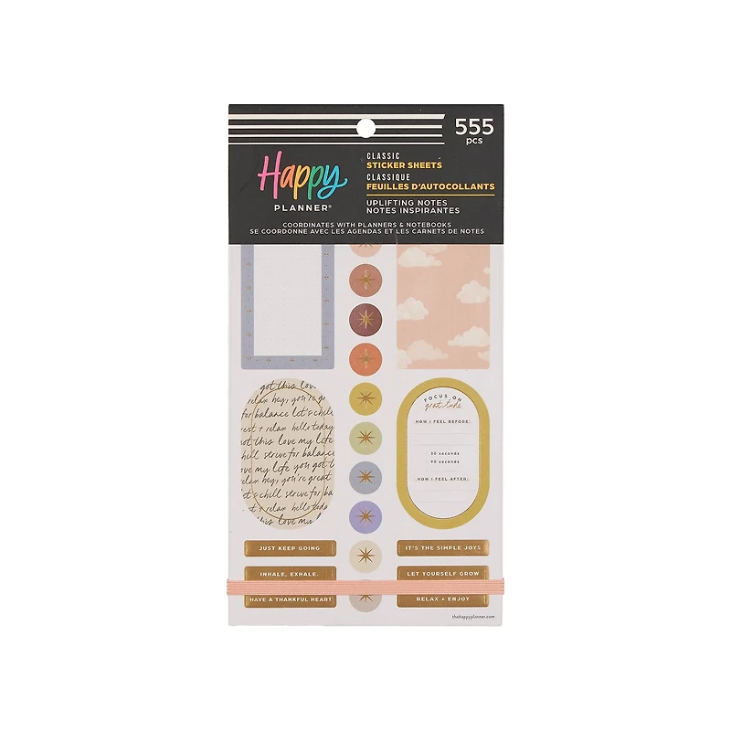 The Classic Happy Planner® Uplifting Notes Sticker Book