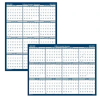 18" x 24" Laminated Reversible Academic Wall Calendar 