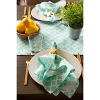 Aqua Lattice Table Runner 14" x 108"