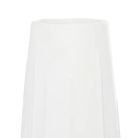 CosmoLiving by Cosmopolitan White Ceramic Contemporary Vase