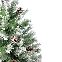 4ft. Unlit Flocked Angel Pine Artificial Christmas Tree