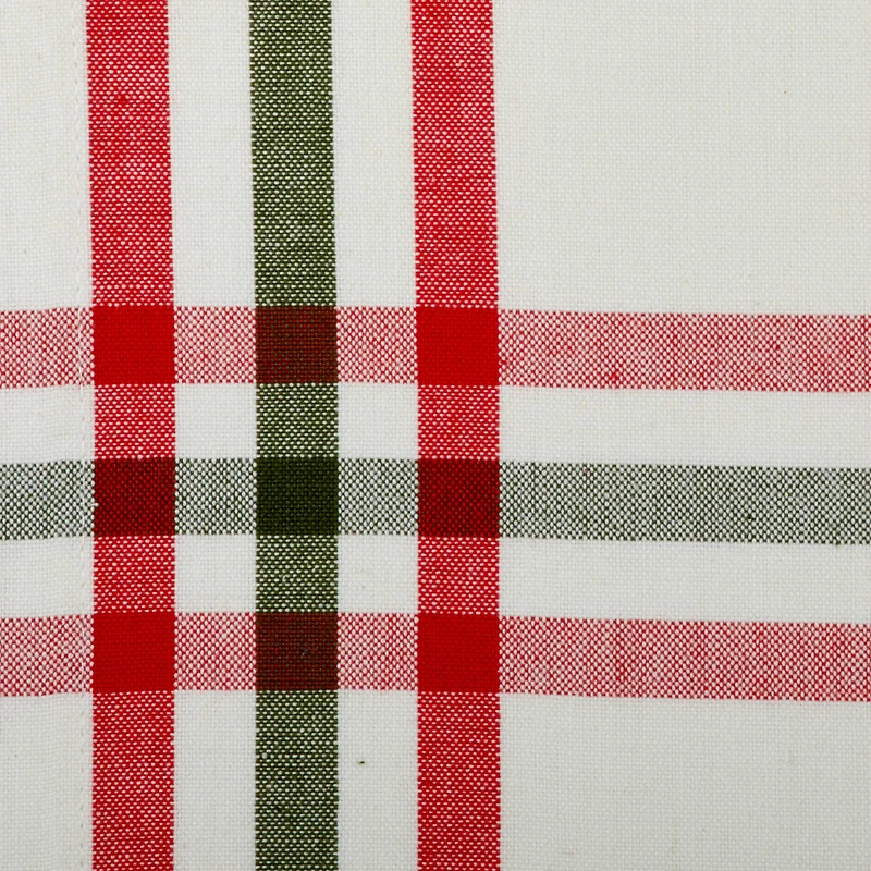 DII® 72" Jolly Tree Collection Nutcracker Plaid Table Runner