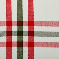 DII® 72" Jolly Tree Collection Nutcracker Plaid Table Runner