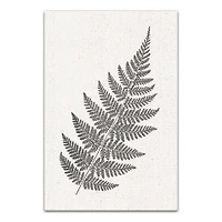 Linen Fern Canvas Wall Art