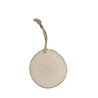 4" Rustic Round DIY Birchwood Ornaments, 5ct. by Ashland®