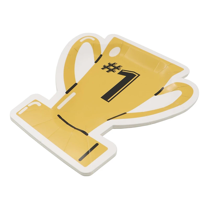 7" Trophy Shaped Snack Plates, 8ct. by Celebrate It™