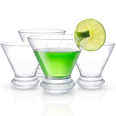 JoyJolt® Cosmos Crystal Martini Glasses, 4ct.