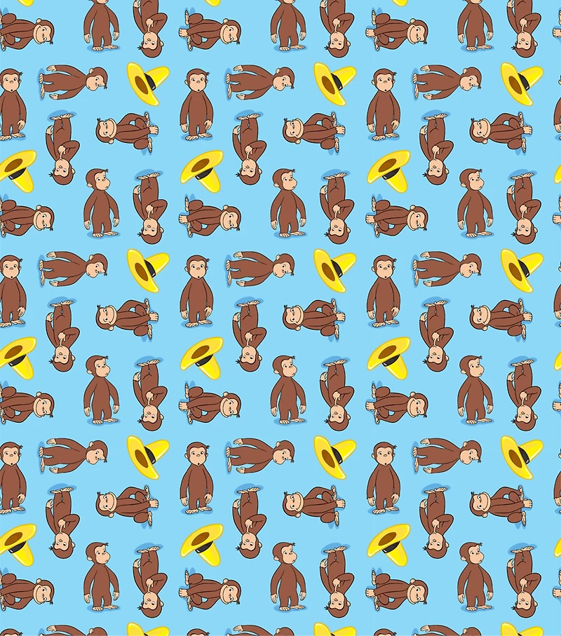 Universal Studios™ Curious George Cotton Fabric