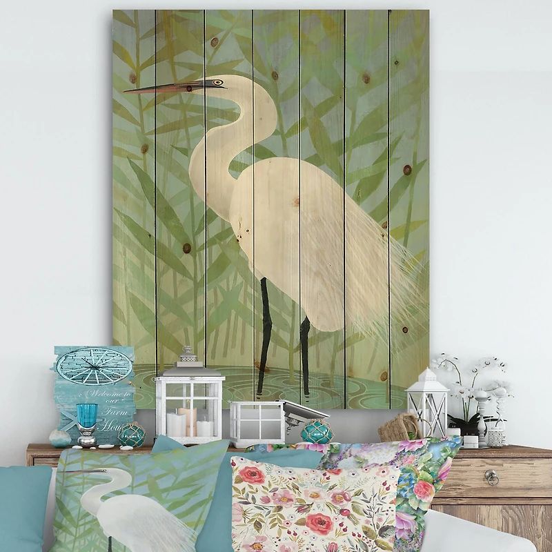 Designart - heron by the Shore II