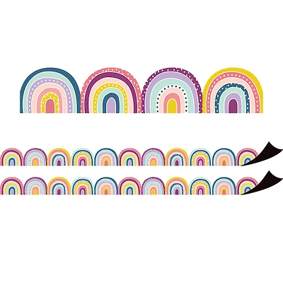 Teacher Created Resources Oh Happy Day Rainbows Magnetic Border, 48ft.