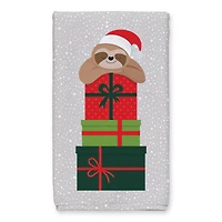 Eat Sleep Be Merry Sloth Tea Towels - Set of 2