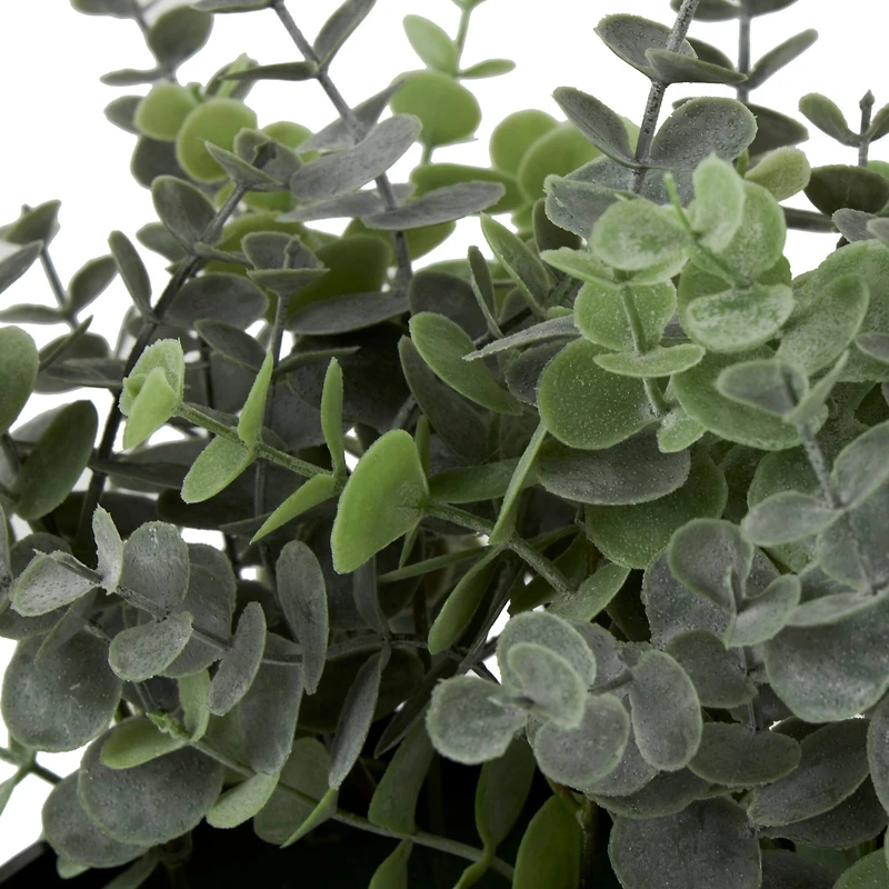 12" Green Foliage Artificial Plant with Black Pot