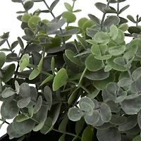 12" Green Foliage Artificial Plant with Black Pot