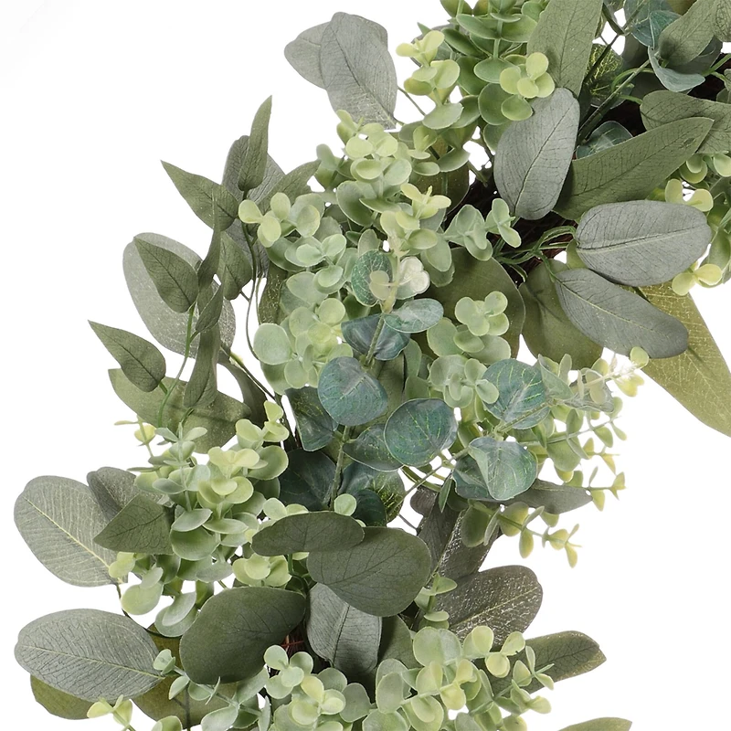 30" Green Spring Eucalyptus & Creeping Jenny Wreath