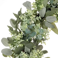 30" Green Spring Eucalyptus & Creeping Jenny Wreath