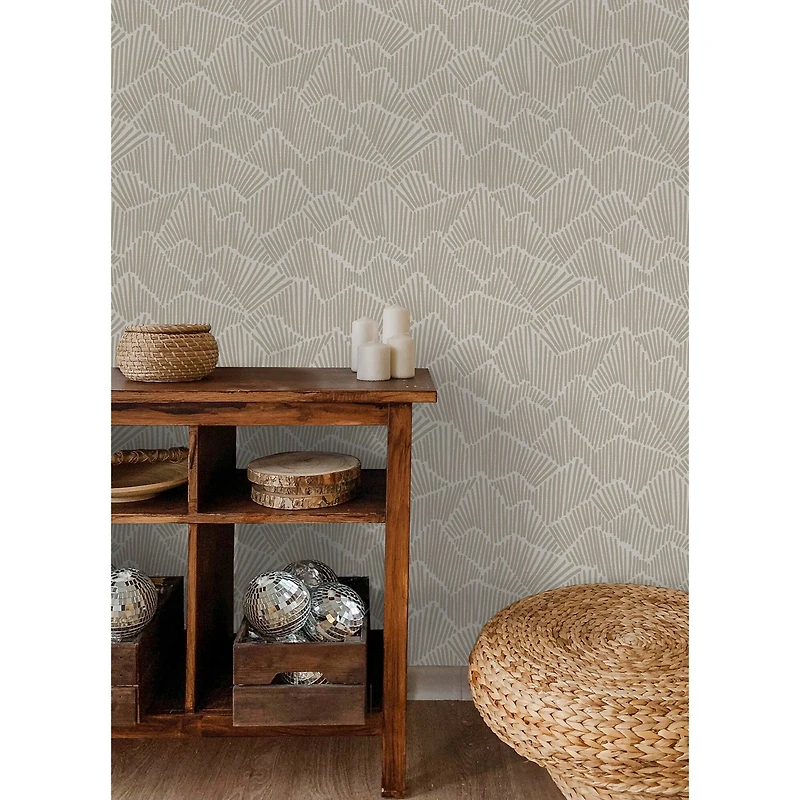 NuWallpaper Egypt Sherrod Beige Ridge & Valley Peel & Stick Wallpaper
