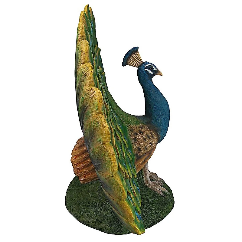 Design Toscano 24" Peacock Plumage Garden Statue