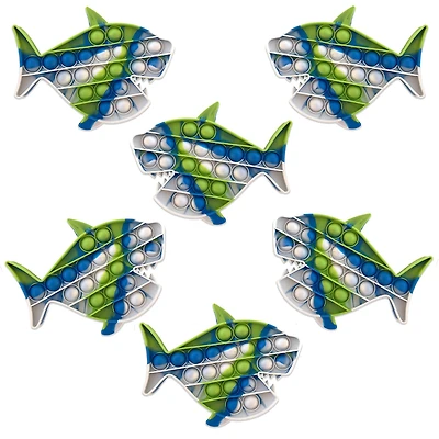 GottaPop Sharks Pop It Fidget Toy Party Favors, 6ct.