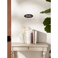 Secret Garden Cast Iron Sign