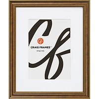 Craig Frames Stratton Bronze Picture Frame with Mat