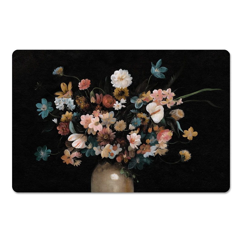 Gloomy Florals in Vase 27" x 18" Floor Mat