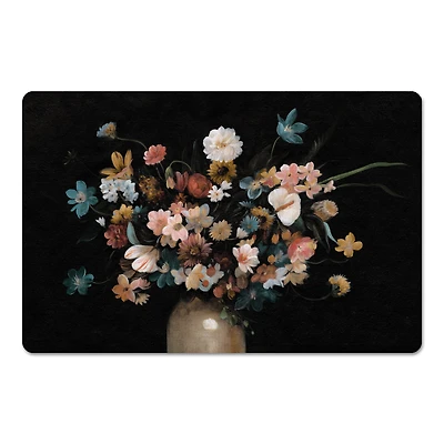 Gloomy Florals in Vase 27" x 18" Floor Mat