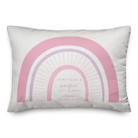 Pink Rainbow 20" x 14" Indoor/Outdoor Pillow