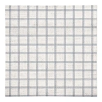 Slate Windowpane Pattern 10" x 10" Cotton Twill Napkin