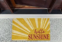 DII® Yellow Hello Sunshine Doormat