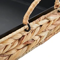 Handmade Bohemian Seagrass Nesting Tray Set