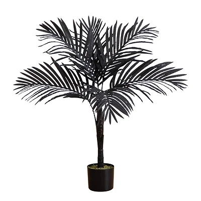 3ft. Artificial Halloween Black Golden Cane Tree